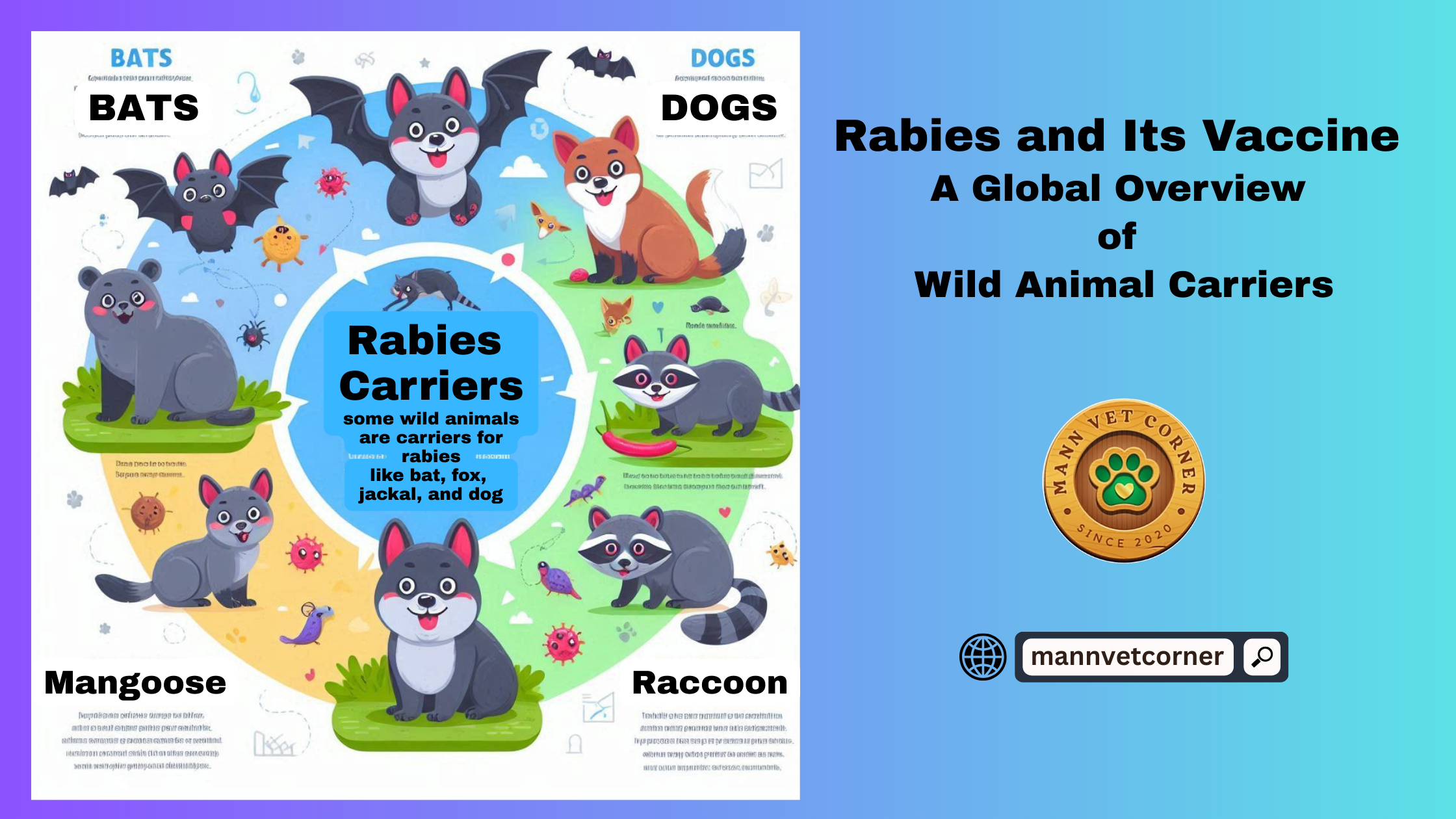 Rabies wild animals carriers