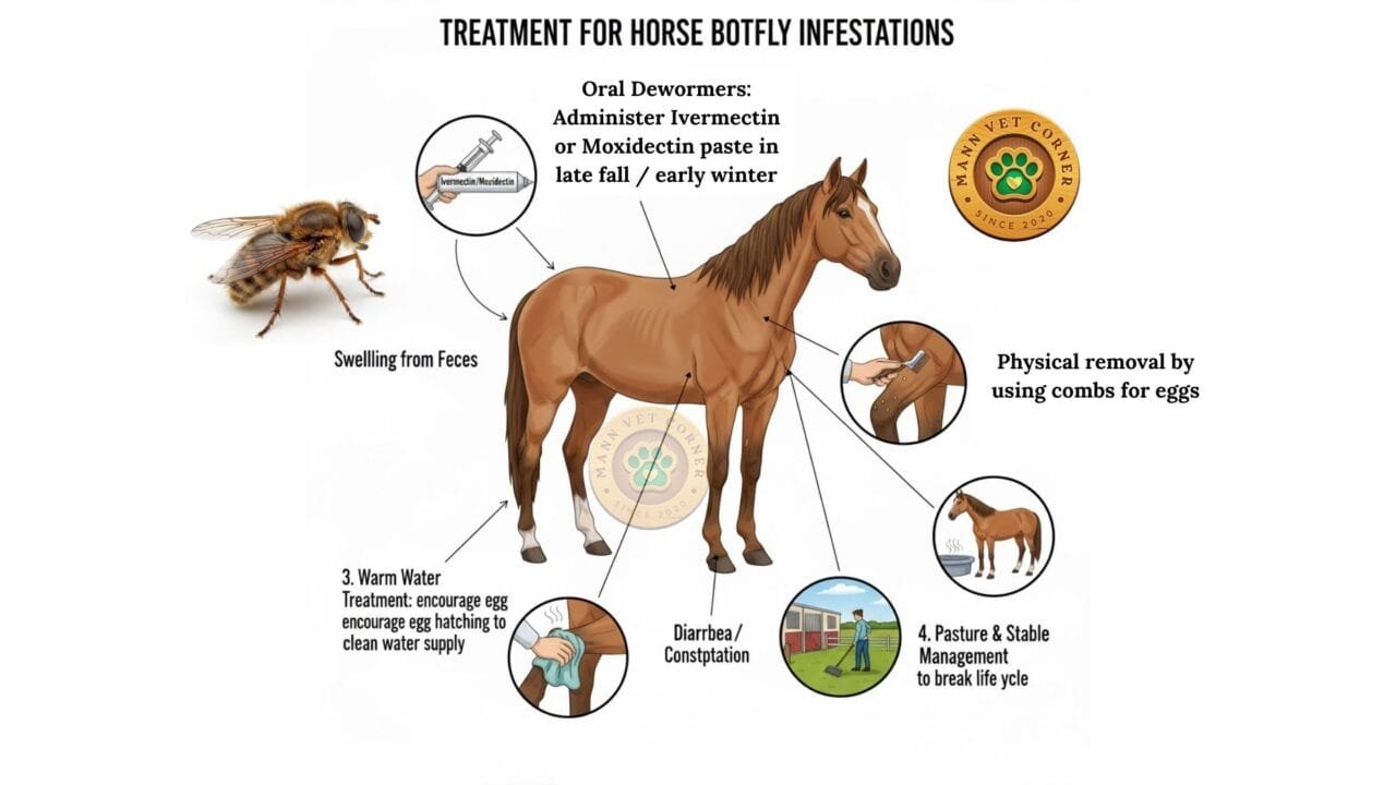 Horse Botflies: Clinical Signs, Incubation Period, Pathogenesis ...