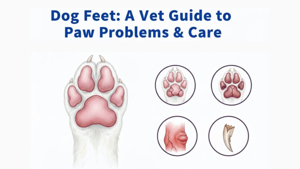 Dog feet dog feet care a