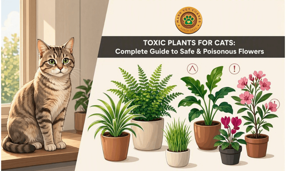 TOXIC PLANTS FOR CATS: Complete Guide to Safe & Poisonous Flowers
