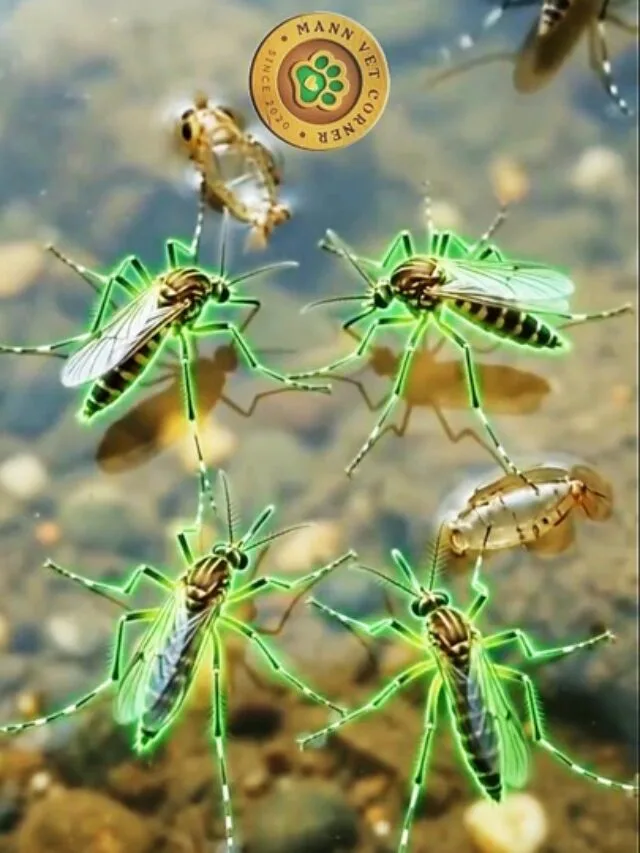 Mosquito life cycle in water