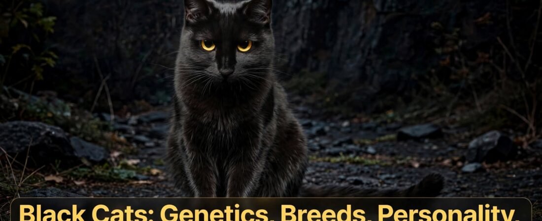 Black Cats: Genetics, Breeds, Personality, Superstitions & Care